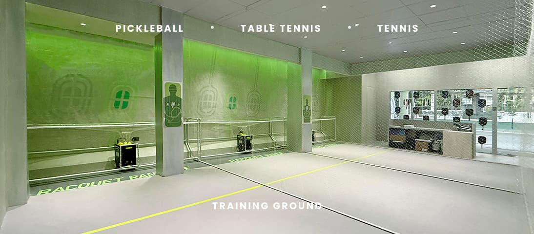 Racquet Range pickleball court in Manila — main view