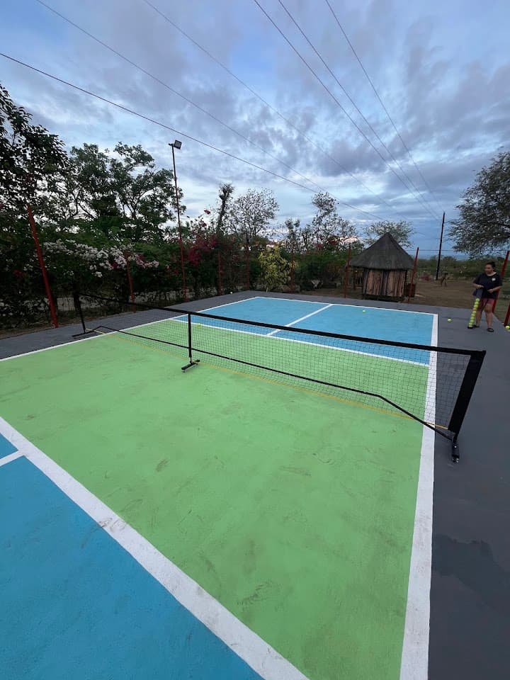 Camp Bontiw Pickleball & Farm pickleball court in Zamboanguita — main view