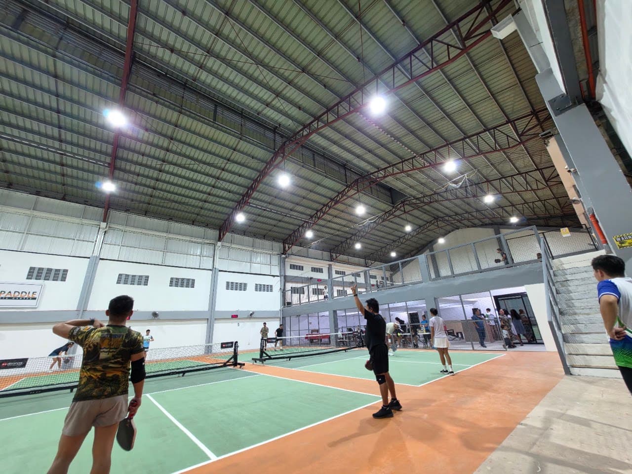 GoPaddle Sports Center pickleball court in Davao City — main view