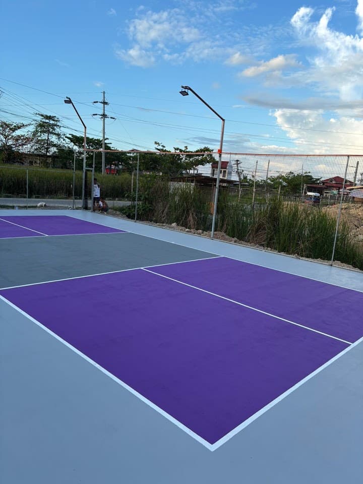 The Pickle Pond pickleball court in Tanjay — main view