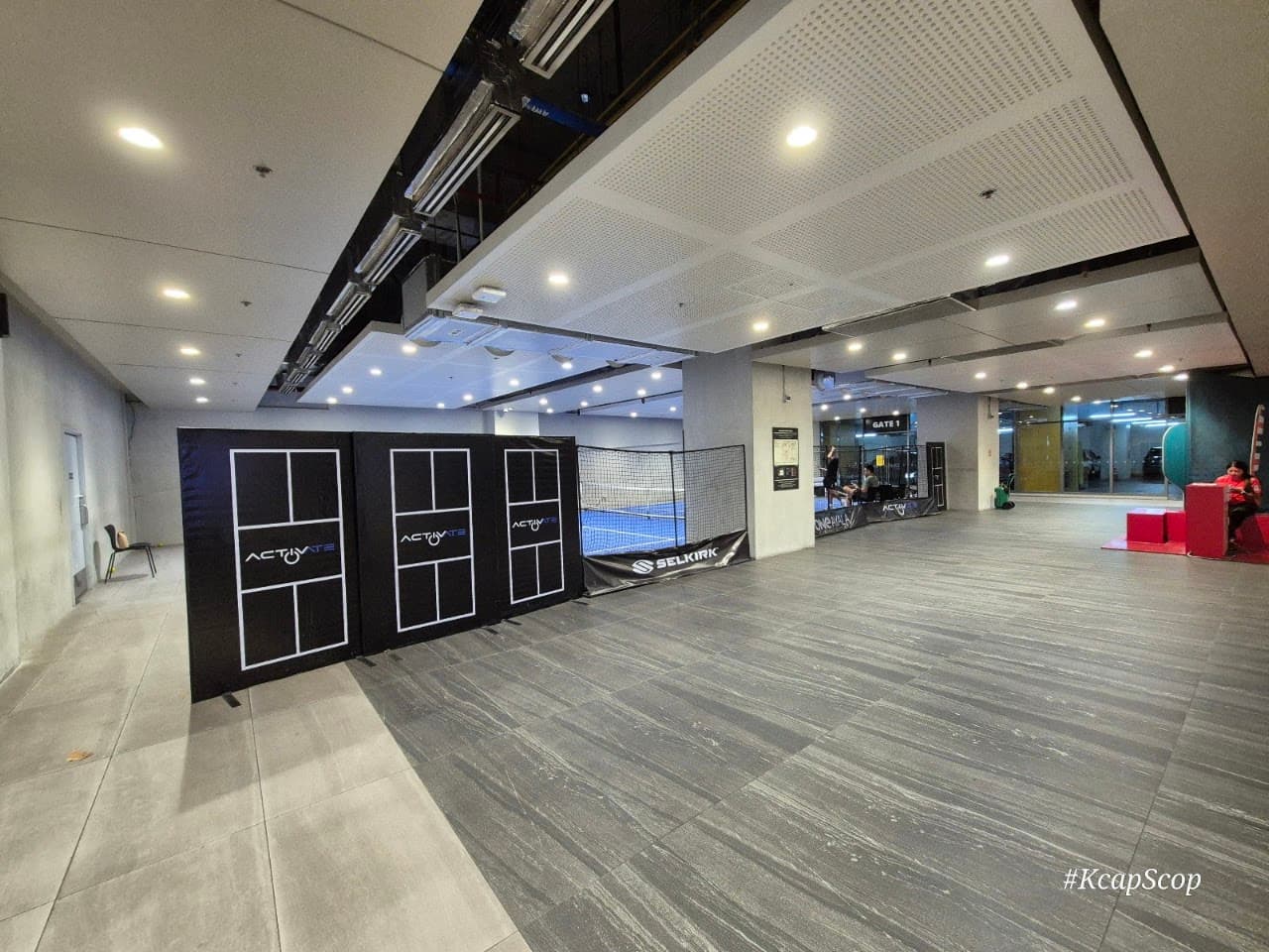 Activate One Ayala pickleball court at Level 5, Ayala Malls One Ayala, Makati City, Metro Manila | PickleBoard