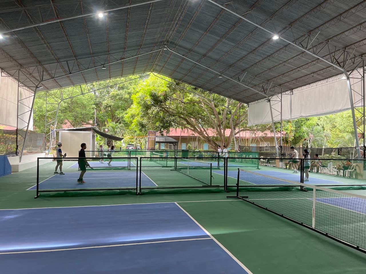 Summit Serve pickleball court in Davao City — main view