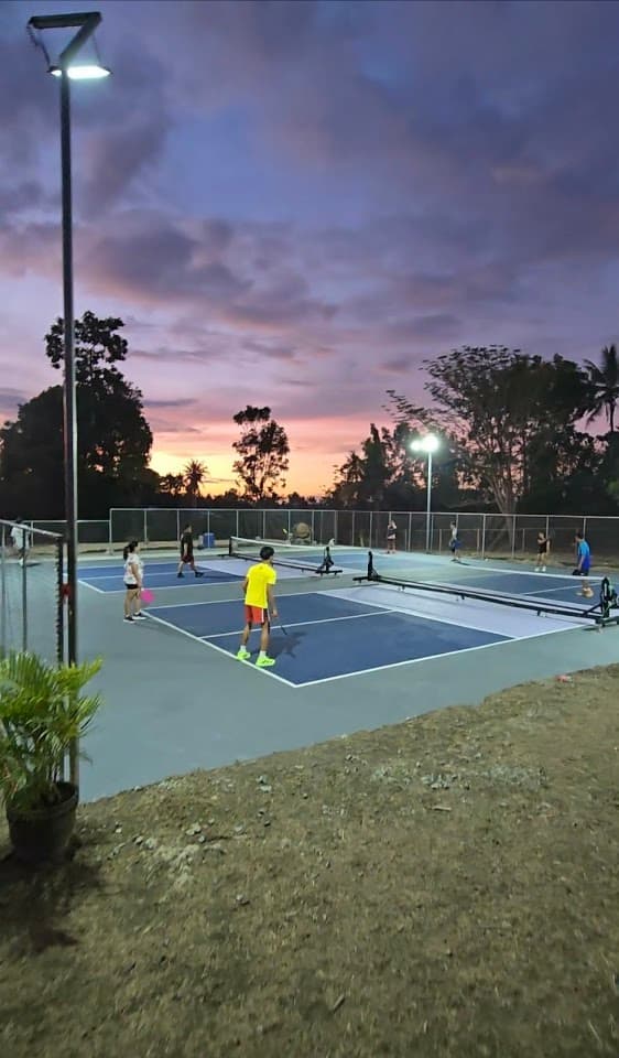 PinkleBall | Arhea’s Blush Courts pickleball court in Tubigon — main view