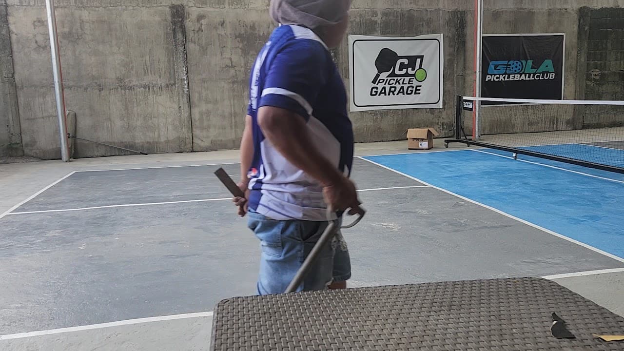 Cj Pickle Garage pickleball court at GJH9+2F4, Feeder Rd 2, Santo Tomas, Davao del Norte | PickleBoard