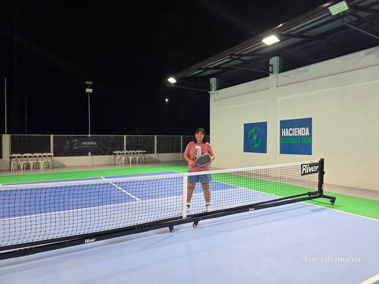 Hacienda Pickleball Club pickleball court in Asuncion — main view
