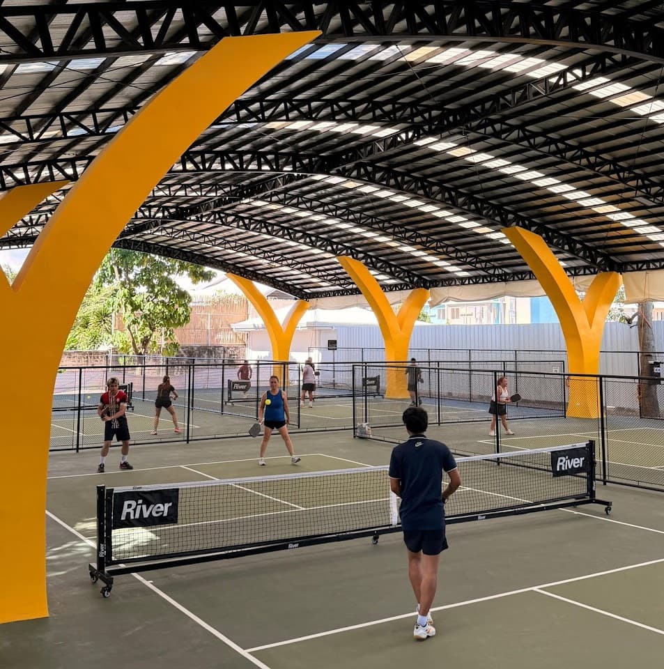 The Play Yard pickleball court in Dumaguete — main view