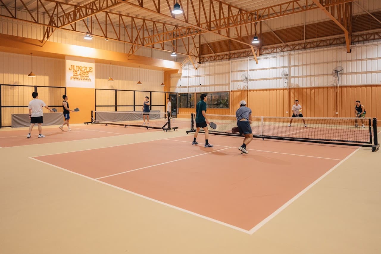 Jungle Base Pickleball pickleball court at 4J56+VW3, MacArthur Hwy, San Fernando, Pampanga | PickleBoard
