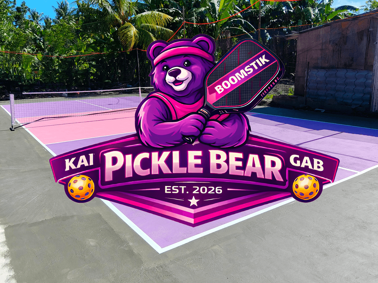 KGC Pickle's Bear pickleball court at Purok Sto. Niño, Brgy. Cadawinonan, Dumaguete City, 6200 Negros Oriental | PickleBoard