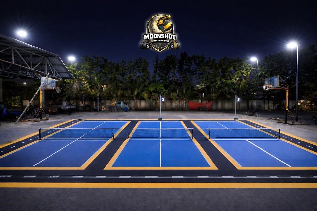 Moonshot Sports Garage pickleball court at RVVR+96G, Guiguinto, Bulacan | PickleBoard