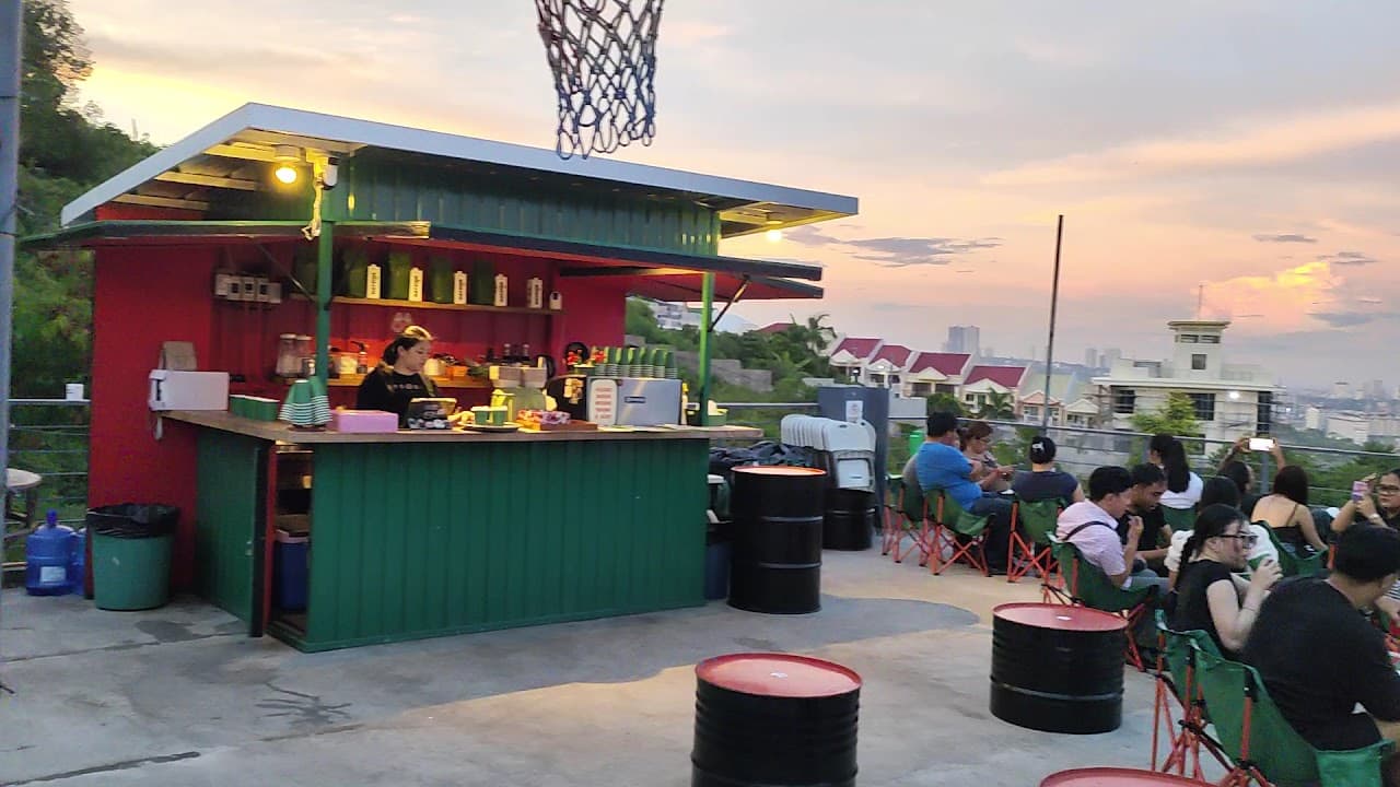 Outlook Cafe pickleball court at Dungawan Restaurant, Parking lot, Tisa, Cebu City, Cebu, Philippines | PickleBoard