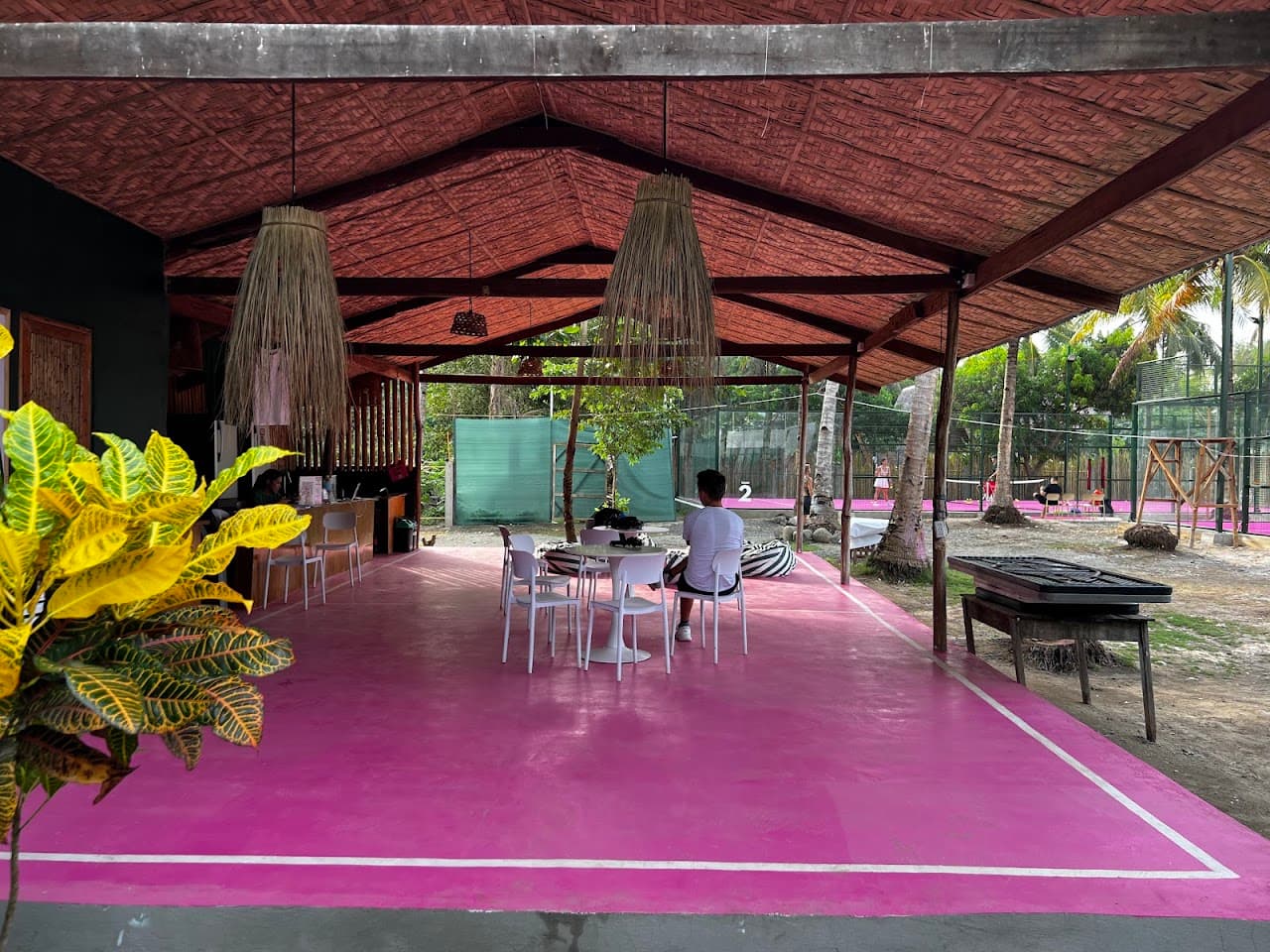 PADEL & PALMS pickleball court at The Back Road, Catangnan, Tourism Rd, General Luna, 8419 Surigao del Norte | PickleBoard