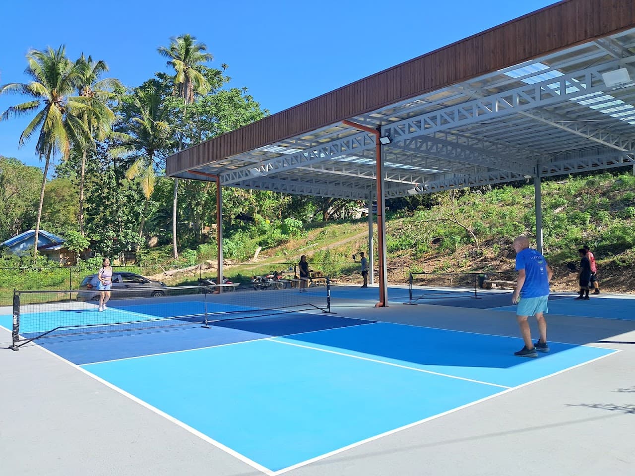 Pickle Island pickleball court at Near Nimfas Cafe, Purok 4, Penaplata, Back of Immaculate Conception church and old Assumption church, Samal, 8119 Davao del Norte | PickleBoard