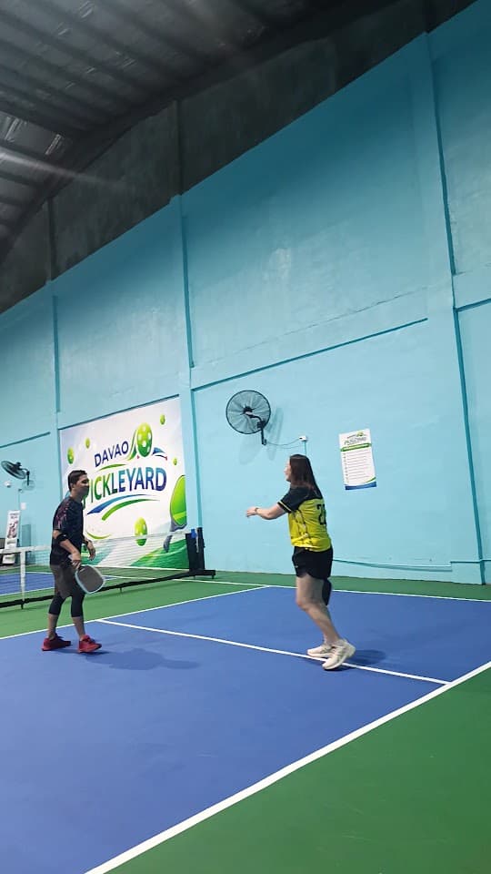 Pickleyard Davao pickleball court at Warehouse 3, Cabantian, Buhangin, Davao City, Davao del Sur | PickleBoard