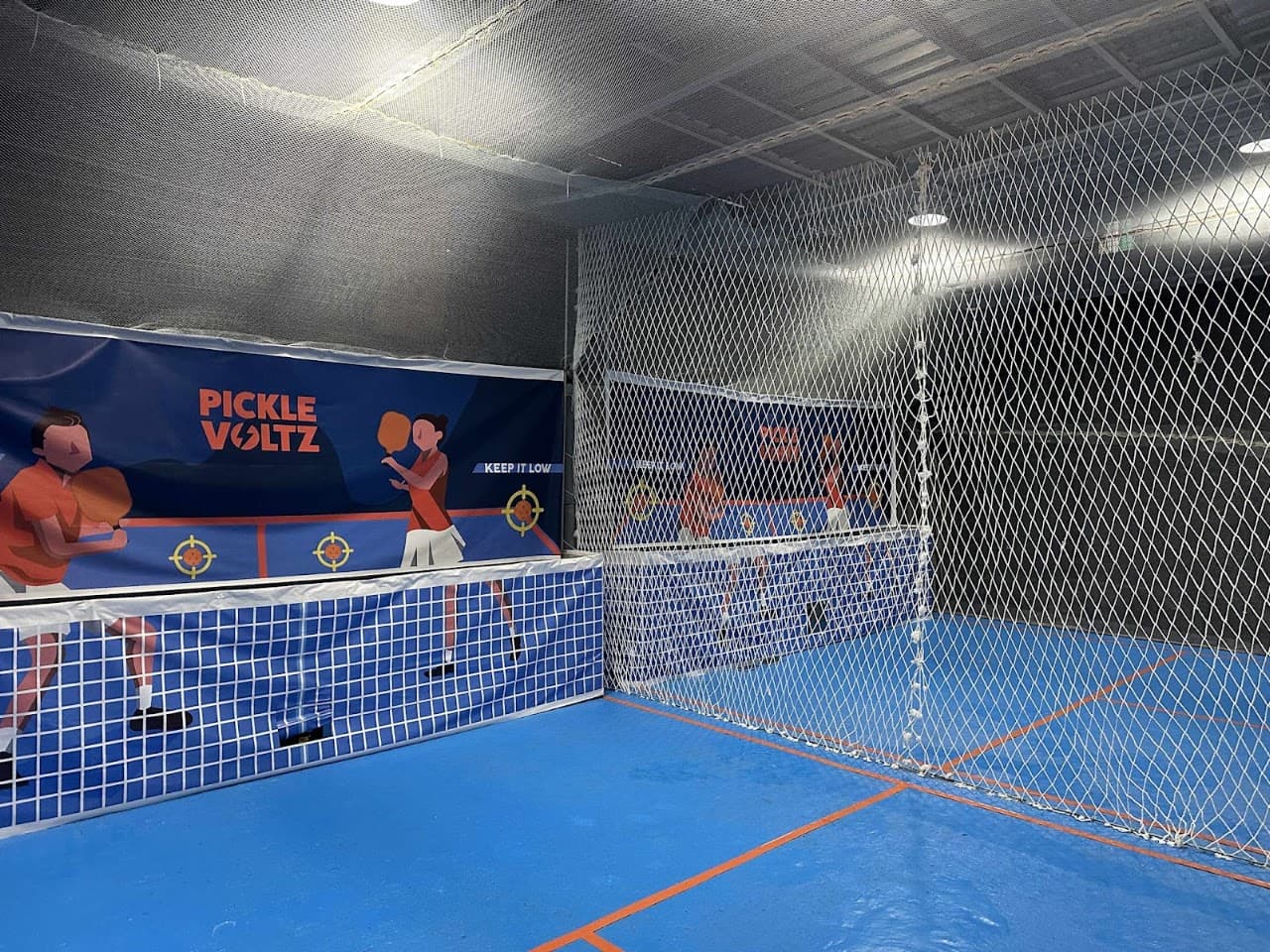 The Power Cage pickleball court at domsa, Meralco Village, B11 L69 Heron, Angono, Rizal | PickleBoard