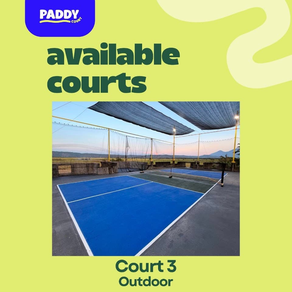 Paddy Court(Pickleball) at Gacias Resort pickleball court at 7CP9+3R9, Acacia St, Santa Cruz, Laguna | PickleBoard